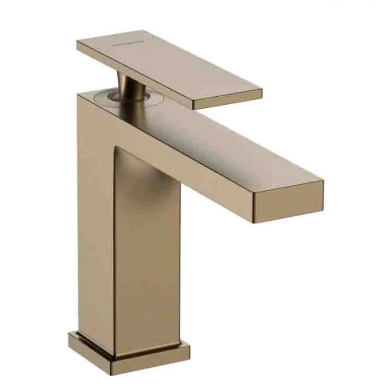 Смеситель для раковины, Hansgrohe, Tecturis E, цвет-шлифованная бронза