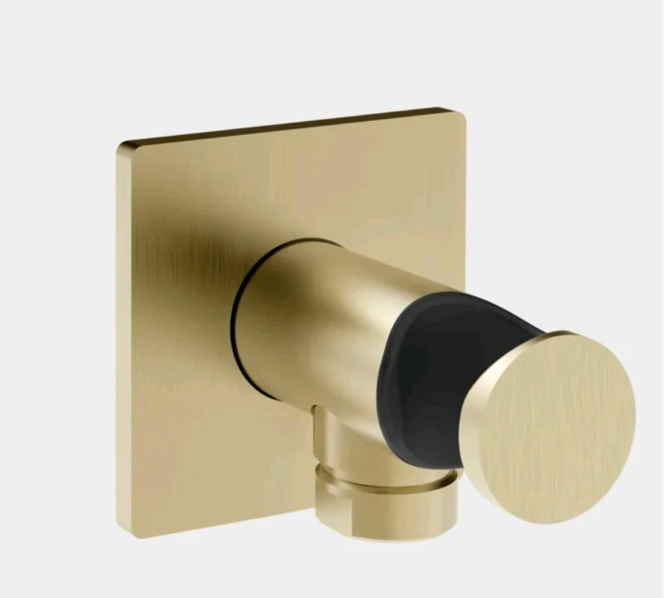 Шланговое подсоединение, Gessi, Inverso Bath&Shower, цвет-Brass Brushed PVD