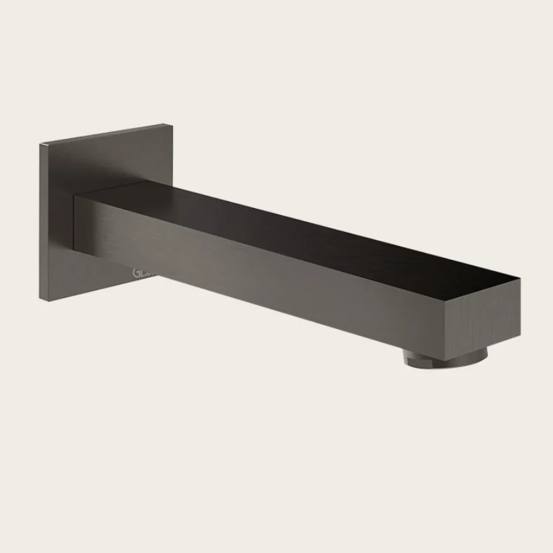Излив, Gessi, Inverso, цвет-Black Metal Brushed PVD