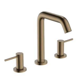 Смеситель для раковины, Hansgrohe, Tecturis S, на раковину/столешницу, цвет-бронза брашированная — иконка