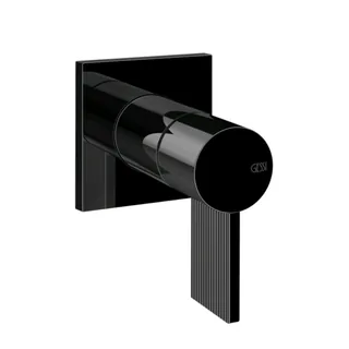 Смеситель для душа, Gessi, Inverso Rigato, на 1 потребитель, цвет-Black Metal PVD