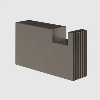 Крючок, Gessi, Inverco Rigato, шгв 15*60*35, цвет-Black Metal Brushed PVD — иконка