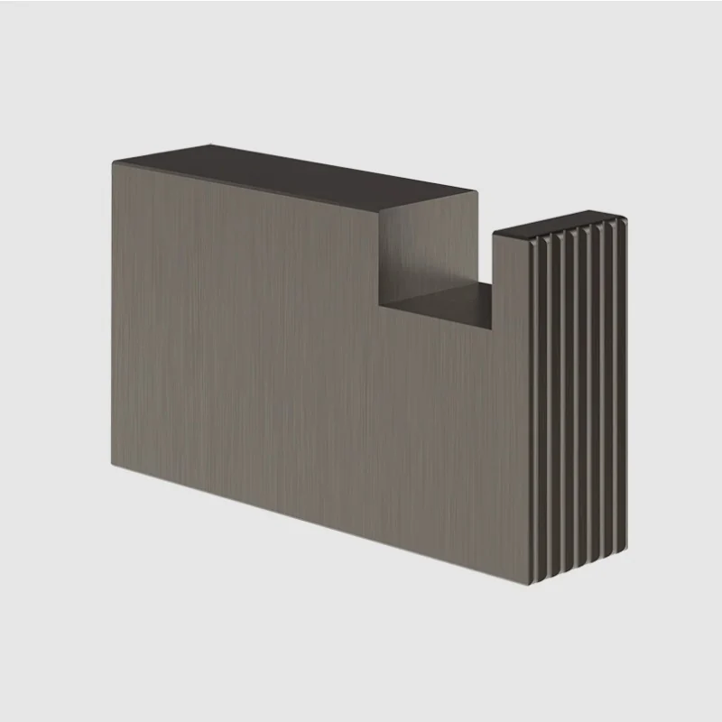 Крючок, Gessi, Inverco Rigato, шгв 15*60*35, цвет-Black Metal Brushed PVD