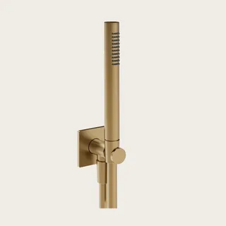 Душевой набор, Gessi, Inverso Rigato, цвет-Warm Bronze Brushed PVD