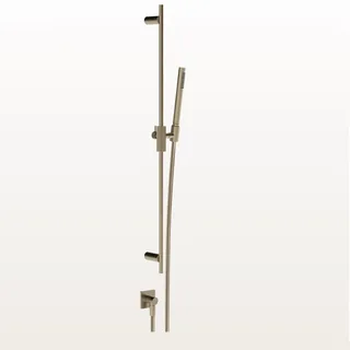 Душевой гарнитур, Gessi, Inverso Rigato, 23, цвет-Finox Brushed Nickel