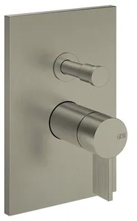 Смеситель для душа, Gessi, Inverso Rigato, на 2 потребителя, с переключателем ванна/душ, цвет-Finox Brushed Nickel — иконка