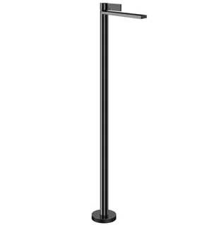 Смеситель для раковины, Gessi, Inverco Rigato, напольный, цвет-Black Metal PVD — иконка