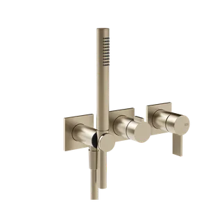 Смеситель для душа, Gessi, Inverso Diamantato, цвет-Brass Brushed PVD — иконка