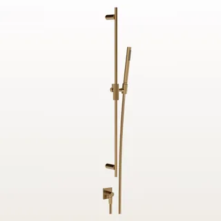 Душевой гарнитур, Gessi, Inverso Diamantato, цвет-Warm Bronze Brushed PVD