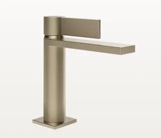 Смеситель для раковины, Gessi, Inverso Diamantato, цвет-Finox Brushed Nickel