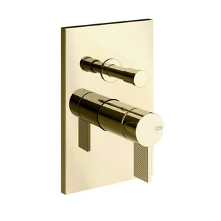 Смеситель для душа, Gessi, Inverso Diamantato, на 2 потребителя, цвет-Brass PVD — иконка