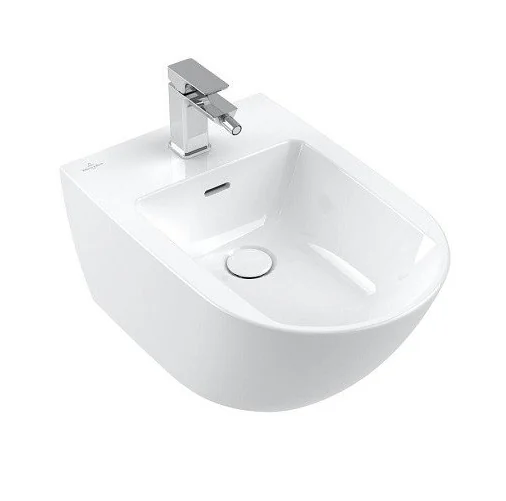 Биде, Villeroy&Boch, Architectura, подвесной, шгв 370*530*270, цвет-альпийский белый
