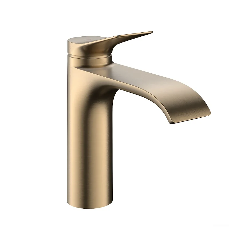 Смеситель для раковины, Hansgrohe, Vivenis, цвет-бронза шлифованная