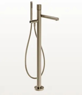 Смеситель для ванны и душа, Gessi, Incastri, напольный, цвет-Finox Brushed Nickel — иконка
