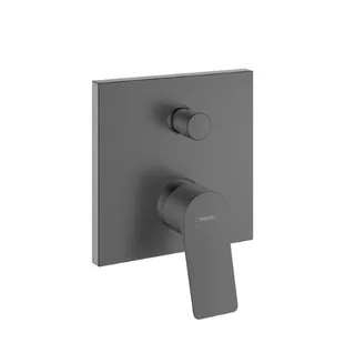 Смеситель для душа, Hansgrohe, Vivenis, на 2 потребителя, настенный встраиваемый, цвет-шлифованный черный хром
