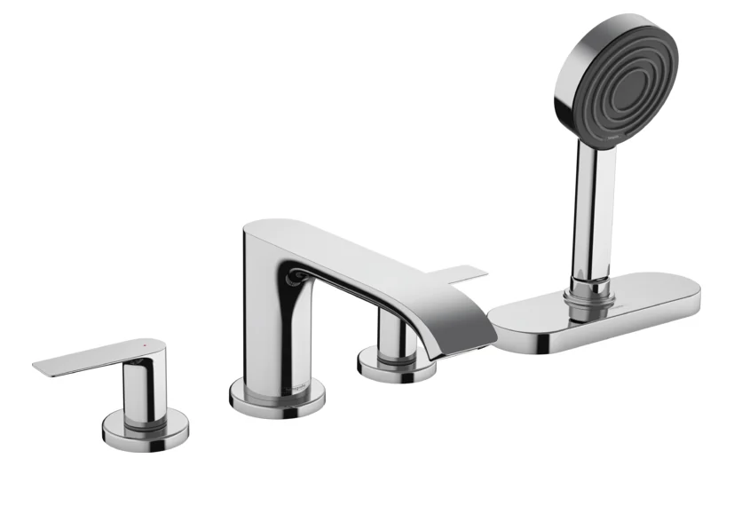 Смеситель для ванны и душа, Hansgrohe, Vivenis, на борт ванны, цвет-хром