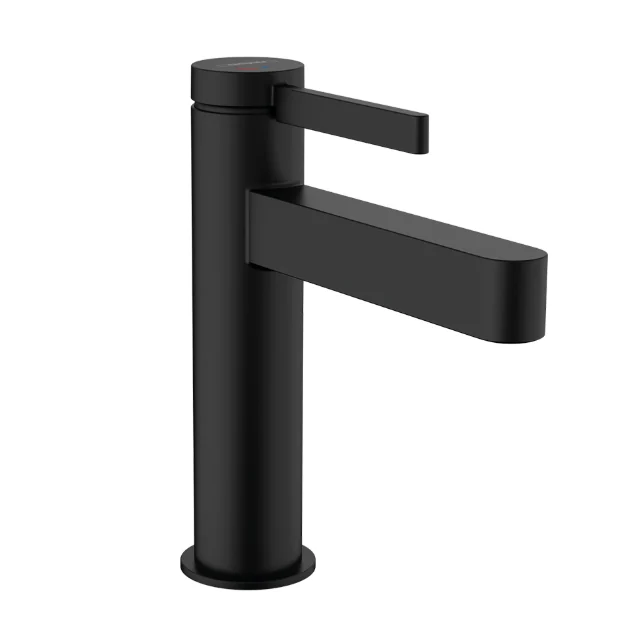 Смеситель для раковины, Hansgrohe, Finoris, на раковину/столешницу, цвет-черный матовый
