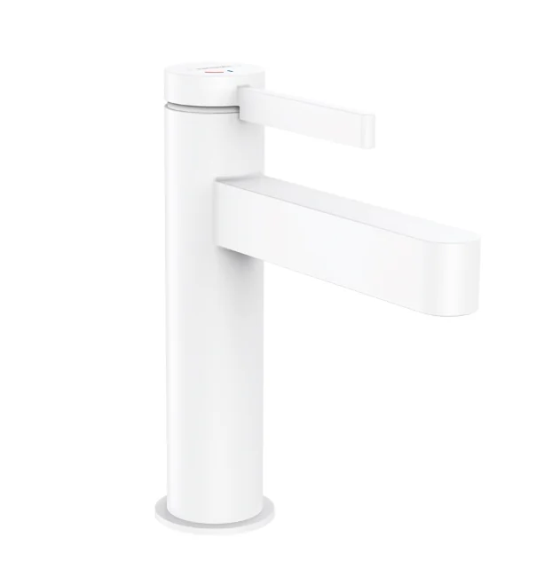 Смеситель для раковины, Hansgrohe, Finoris, на раковину/столешницу, цвет-белый матовый