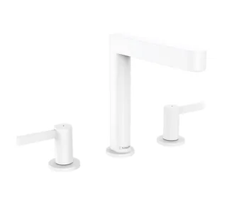 Смеситель для раковины, Hansgrohe, Finoris, на раковину/столешницу, цвет-белый матовый — иконка