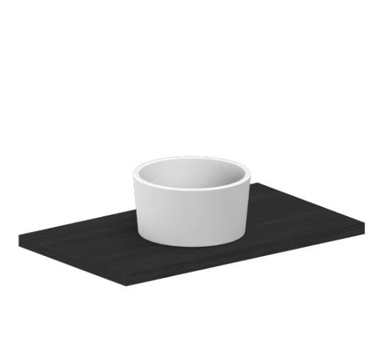 Раковина, Scarabeo, Bucket, шгв 420*420*220, отверстия для смесителя-отсутствуют, цвет-белый