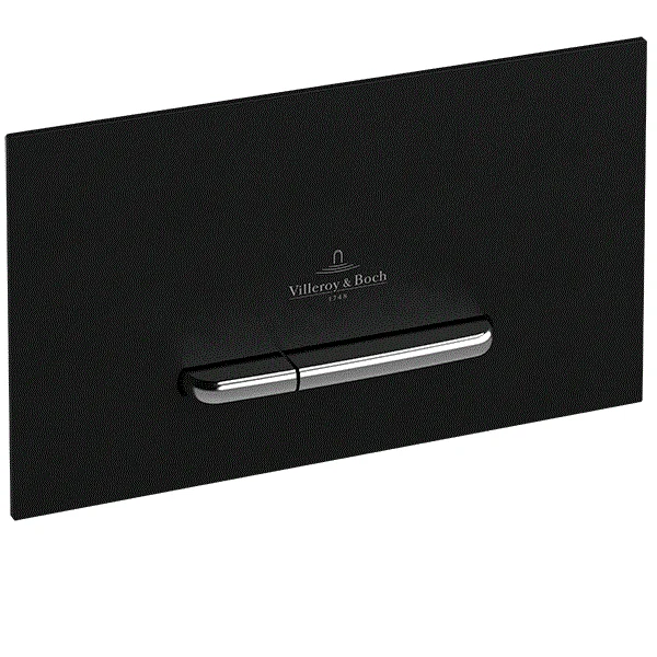 Клавиша смыва, Villeroy&Boch, ViConnect, для унитаза, шгв 253*66*145, цвет-Black Matt