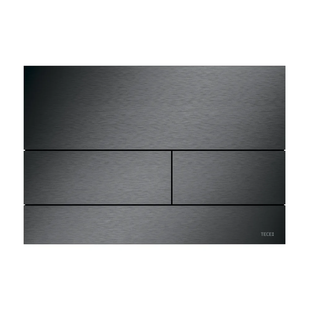 Клавиша смыва, TECE, TECEsquare II, для унитаза, шгв 220*3*150, цвет-PVD Brushed Black Chrome (с покрытием против отпечатков пальцев)