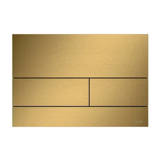 Клавиша смыва, TECE, TECEsquare II, для унитаза, шгв 220*3*150, цвет-PVD Brushed Gold Optic (с покрытием против отпечатков пальцев)