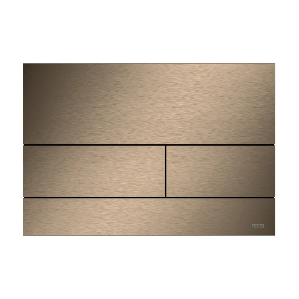Клавиша смыва, TECE, TECEsquare II, для унитаза, шгв 220*3*150, цвет-PVD Brushed Red Gold (с покрытием против отпечатков пальцев)