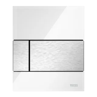 Панель смыва, TECE, TECEsquare, для писсуара, шгв 104*11*124, цвет-белый/сатинированная нержавеющая сталь