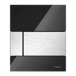 Панель смыва, TECE, TECEsquare, для писсуара, шгв 104*11*124, цвет-черный/нержавеющая сталь