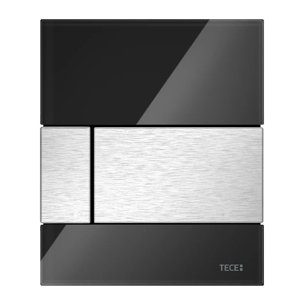 Панель смыва, TECE, TECEsquare, для писсуара, шгв 104*11*124, цвет-черный/нержавеющая сталь