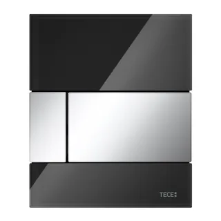 Панель смыва, TECE, TECEsquare, для писсуара, шгв 104*11*124, цвет-черный/глянцевый хром