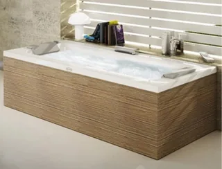 Фpонтaльнaя пaнeль, Jacuzzi, Sharp Double, для ванны. 1900 мм, цвет-Ice
