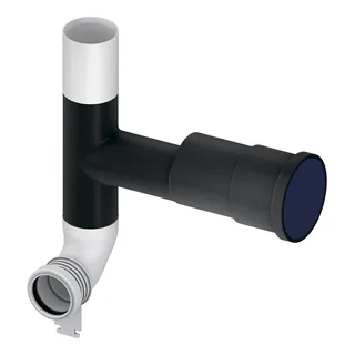Сливной патрубок, TECE, TECEprofil, с вентиляционным отводом DN 70, левый, 90°