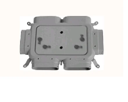 Воздухораспределительный элемент, Zehnder Comfosystems, flat 51 4-х канальный, тип дефекта - потеря товарного вида