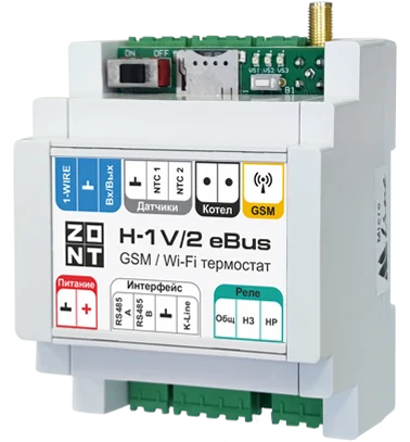 Блок дистанционного управления котлом GSM-Climate ZONT H-1V/2 eBUS