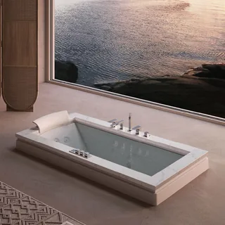 Гидромассажная ванна, Jacuzzi, AURA UNO, шгв 1800*900*660, цвет-белый глянцевый