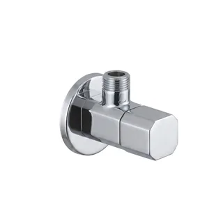 Вентиль, Splendy, запорный угловой, 3/8", цвет-хром