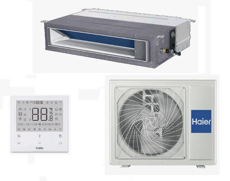 AD105S2SM9FA / 1U105S2SQ1FA, Сплит-система, Haier, Super Match Plus, канальная