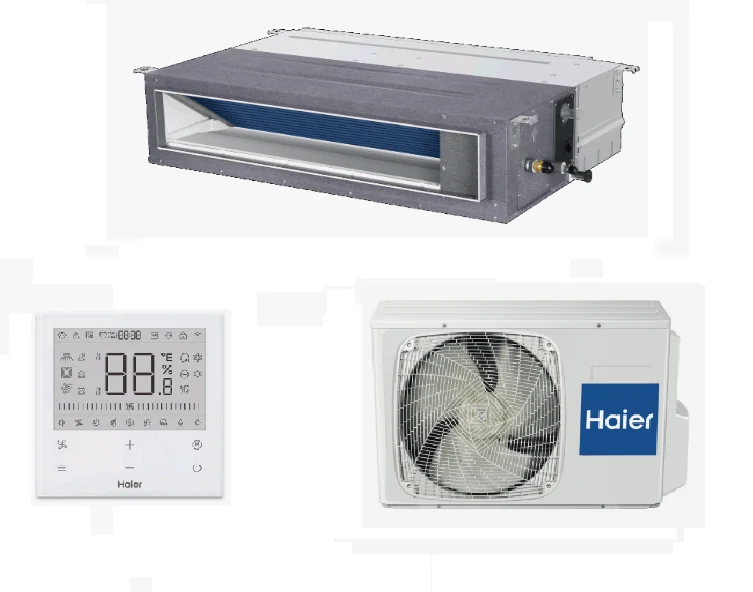 AD35S2SM9FA / 1U35S2SM4FA, Сплит-система, Haier, Super Match Plus, канальная