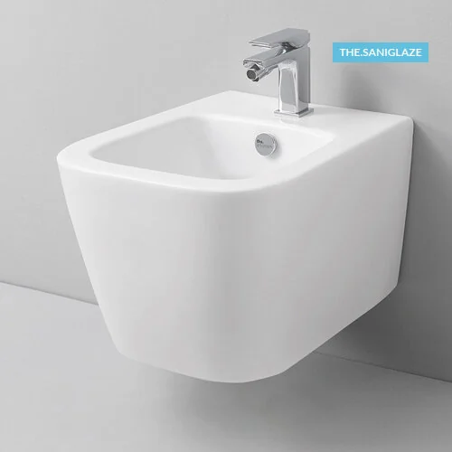 Биде, Artceram, A16, подвесной, шгв 360*525*290, Saniglaze, цвет-белый