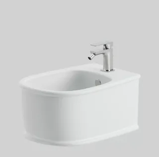Биде, Artceram, Atelier, подвесной, шг 375*525, цвет-черный (Glossy Black, Nero lucido) (Товар заказной, возврату не подлежит)