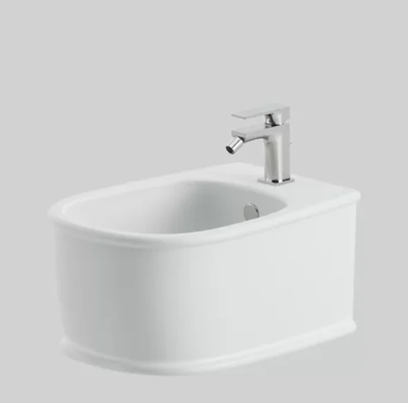 Биде, Artceram, Atelier, подвесной, шг 375*525, цвет-черный (Glossy Black, Nero lucido) (Товар заказной, возврату не подлежит)