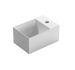 Раковина, Globo, T-EDGE, шгв 300*200*140, отверстия для смесителя-1, CERASLIDE, BATAFORM, цвет-белый