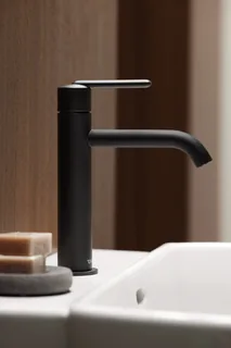Смеситель для раковины, Duravit, Balcoon, FreshStart, MinusFlow, цвет-черный матовый — иконка