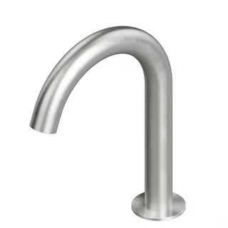 Излив, Quadro design, Q, цвет-Steel Brushed