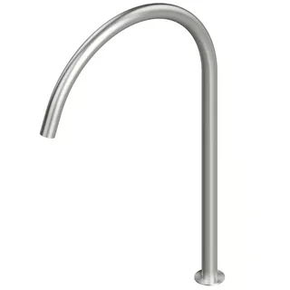 Излив, Quadro design, Complements, цвет-Steel Brushed