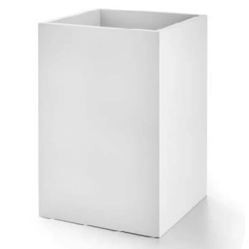 Урна, 3SC, BeMood White, без крышки, шгв 200*200*295, цвет-белый матовый
