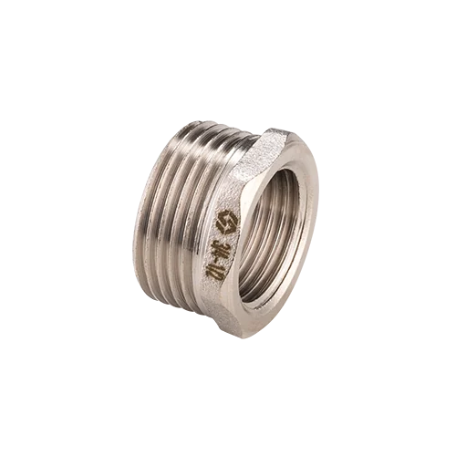 Футорка, 1 1/2" х 1 1/4", НВ, латунь никелированная