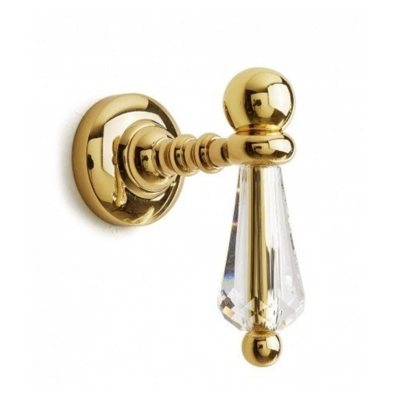 Крючок, 3SC, Boheme, шгв 50*90*100, цвет-Polished Gold 24Kt, декоративный элемент-хрусталь Swarovski